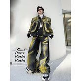 Fashion Trend American Special Interest Design Denim Suit